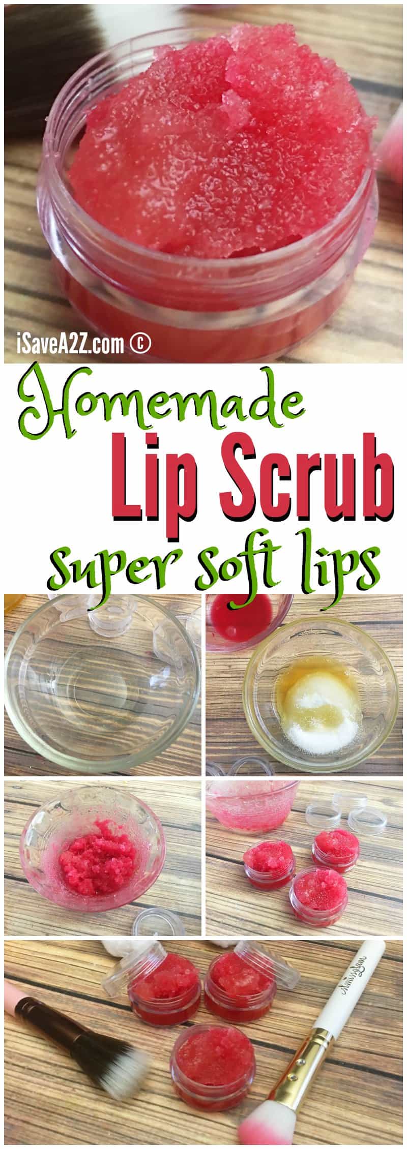 Homemade Sugar Lip Scrub Recipe For Super Soft Lips ISaveA2Z